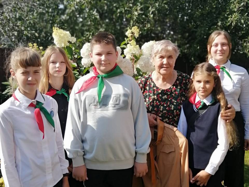 Встреча с ветераном пионерского движения.